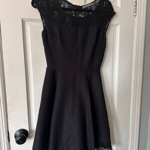 Elegant Black Lace Dress